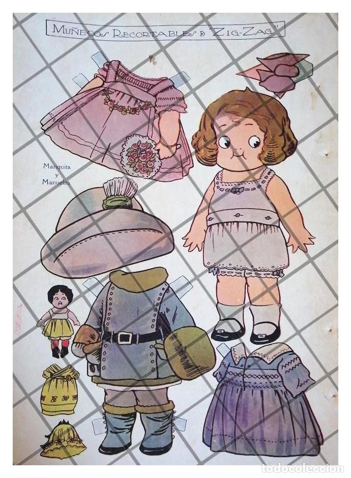 Collectionnisme d'affiches: RARO JUGUETE ANTIGUO DE PAPEL. MARIQUITA 1920