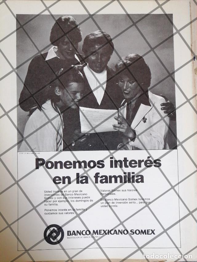 Collectionnisme d'affiches: PUBLICIDAD RETRO BANCO BANCO SOMEX 1980 /174