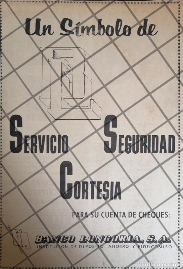 Poster collecting: PUBLICIDAD RETRO BANCO LONGORIA 1969 /168