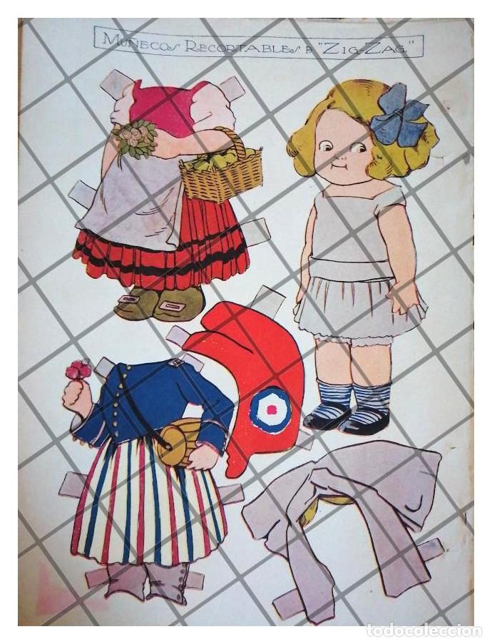 Poster collecting: RARO JUGUETE ANTIGUO DE PAPEL. MARIQUITA 1920 /2