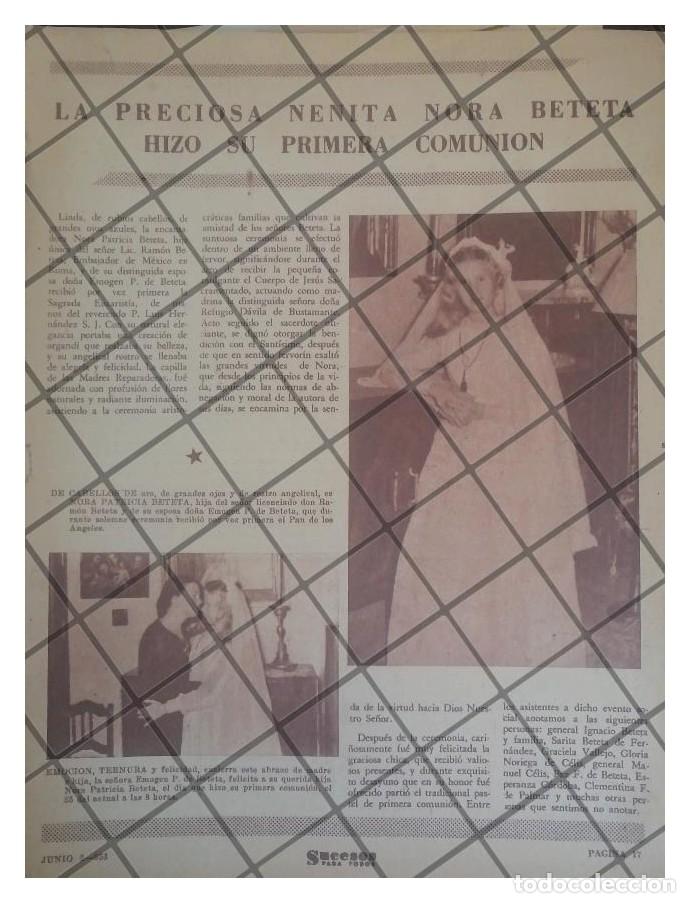 Poster collecting: AFICHE RETRO 1RA COMUNION NORA PATRICIA BETETA 1953