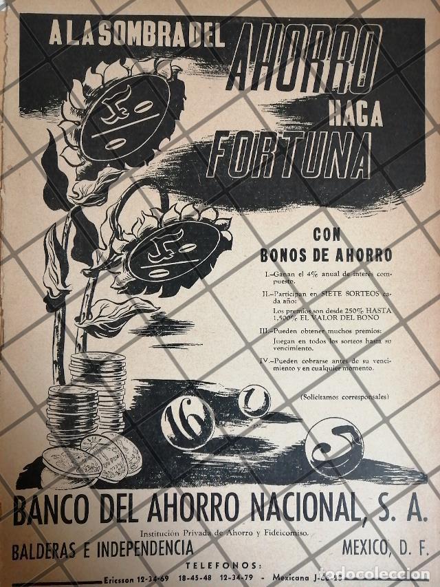 Poster collecting: PUBLICIDAD RETRO BANCO DEL AHORRO NACIONAL 1942
