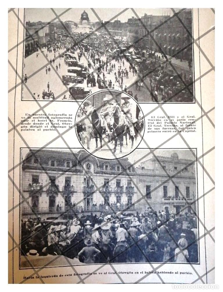 Poster collecting: AFICHE RETRO. ENTRA ALVARO OBREGON /HOTEL ST. FRANCIS 1920