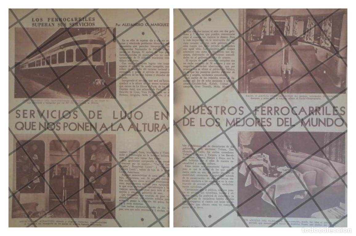Poster collecting: AFICHE RETRO INAUGURAN EL TREN DE PRIMERA CLASE 1953