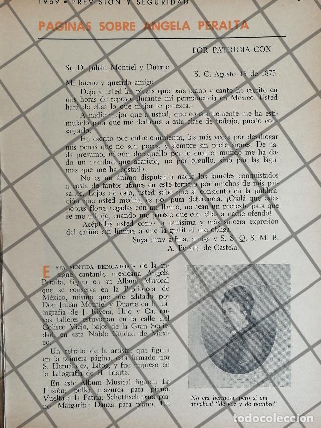 Poster collecting: AFICHE RETRO 1969 SOBRE ANGELA PERALTA