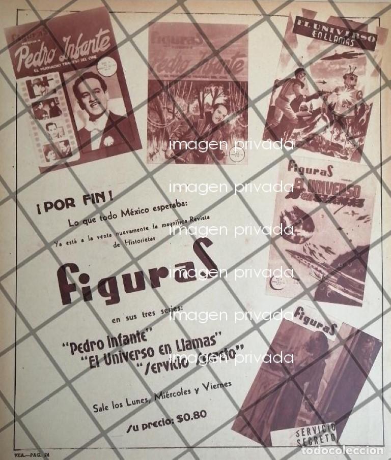 Poster collecting: CARTEL PUBLICITARIO RETRO LANZAN REVISTA PEDRO INFANTE 1955