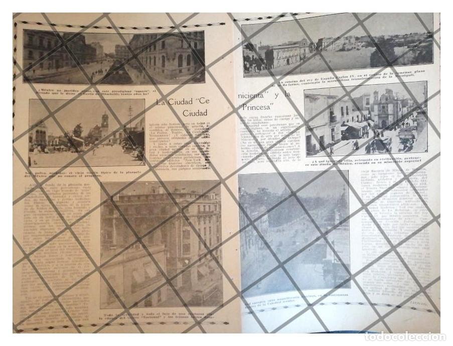 Poster collecting: AFICHE ANTIGUO, LA CIUDAD DE MEXICO 1920