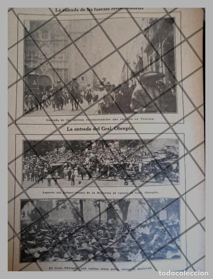 Poster collecting: AFICHE RETRO. ENTRA ALVARO OBREGON /PALACIO NACIONAL 1920