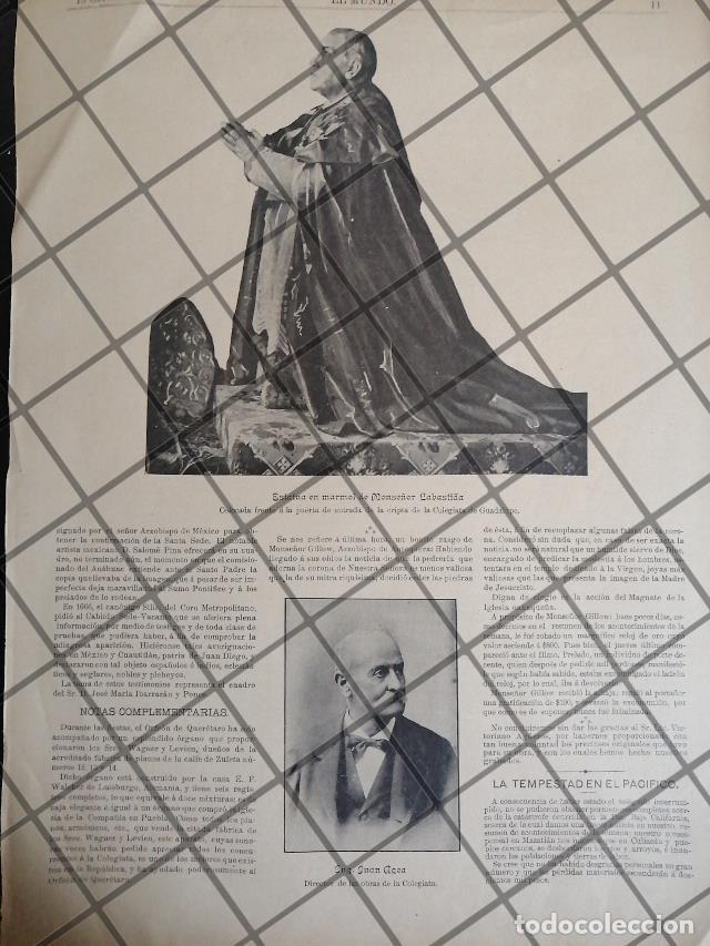 Poster collecting: AFICHE RETRO. INAUGURAN ESTATUA. J. PLANCARTE LABASTIDA 1895