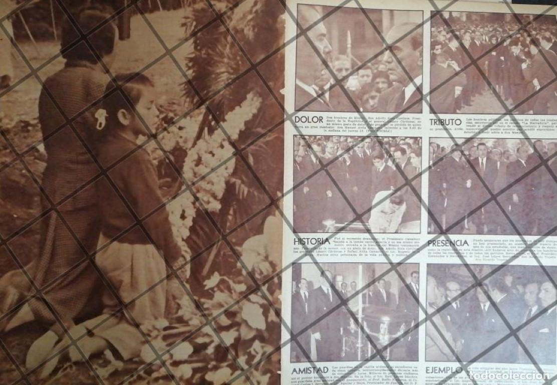 Poster collecting: AFICHE ANTIGUO. FUNERALES DE MANUEL AVILA CAMACHO 1955