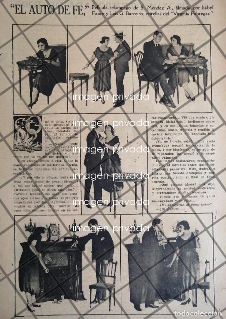 Sammeln von Plakaten: AFICHE RETRO. PELICULA. EL AUTO DE FE 1920. CINE MUDO