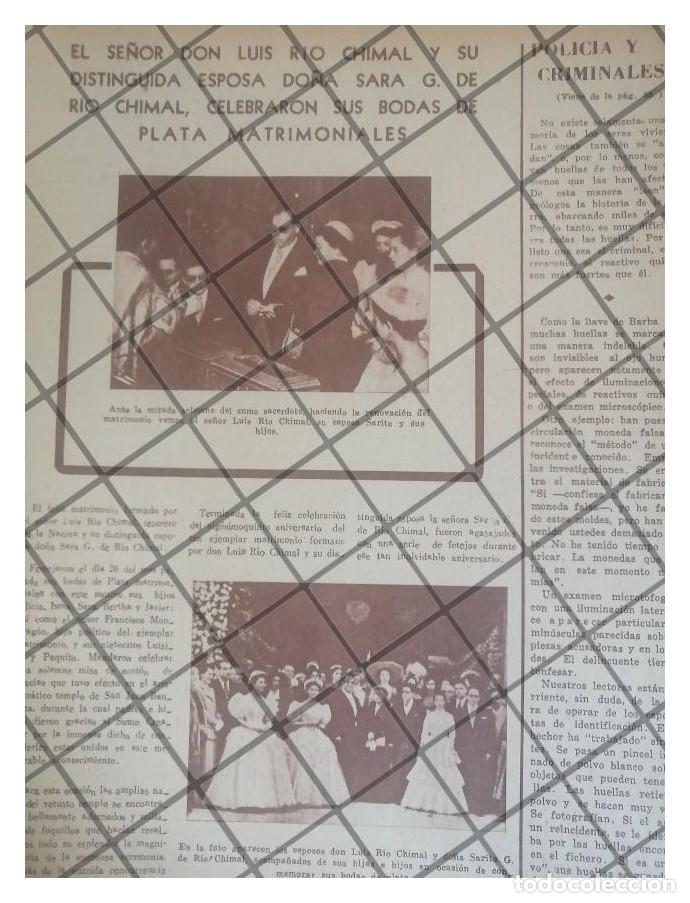 Sammeln von Plakaten: AFICHE RETRO BODAS DE PLATA. LUIS RIO CHIMAL 1952