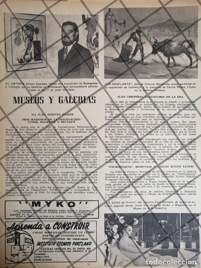 Sammeln von Plakaten: AFICHE ANTIGUO PINTOR ARTURO ESTRADA Y OTROS 1974