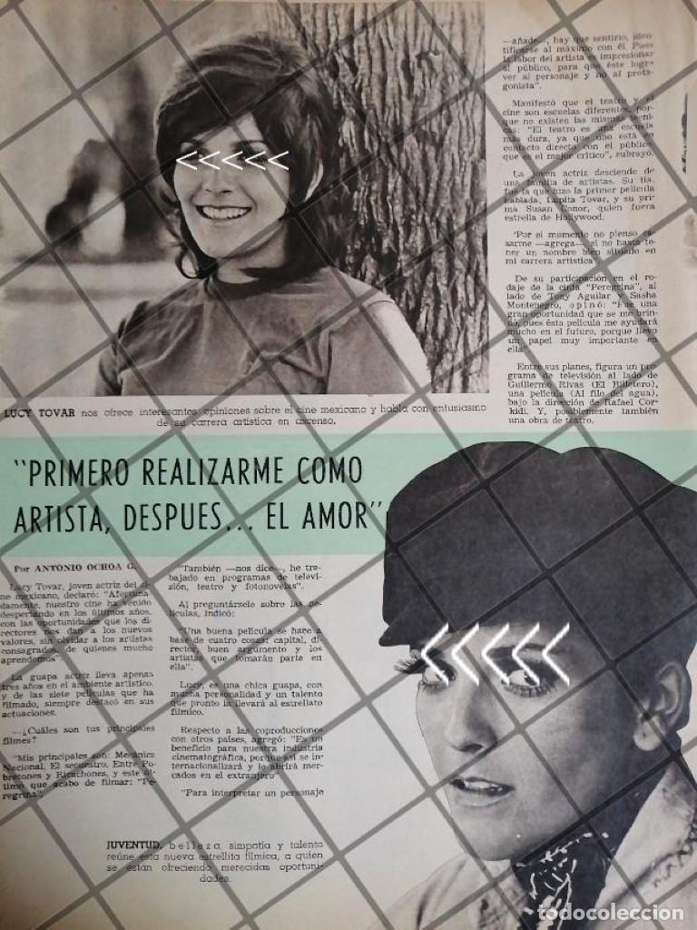 Sammeln von Plakaten: AFICHE ANTIGUO INICIOS DE LA ACTRIZ LUCY TOVAR 1973