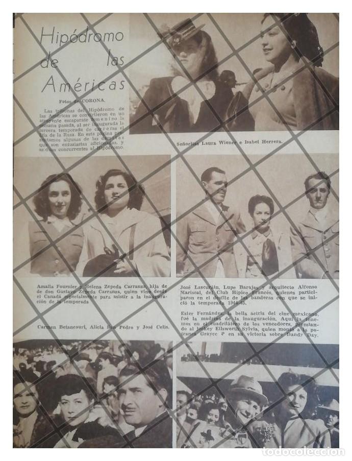 Sammeln von Plakaten: AFICHE RETRO JET SET EN HIPODROMO DE LAS AMERICAS 1944