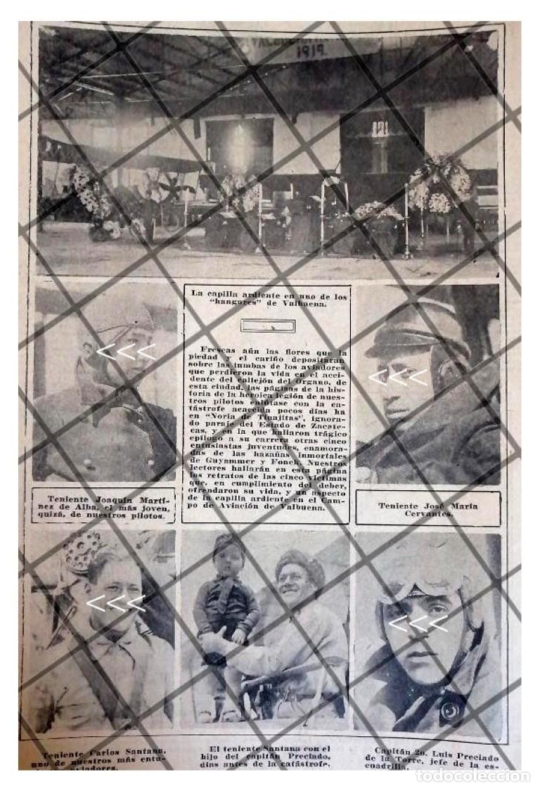 Sammeln von Plakaten: AFICHE ANTIGUO FATAL ACCIDENTE DE AVIACION CMDX 1920