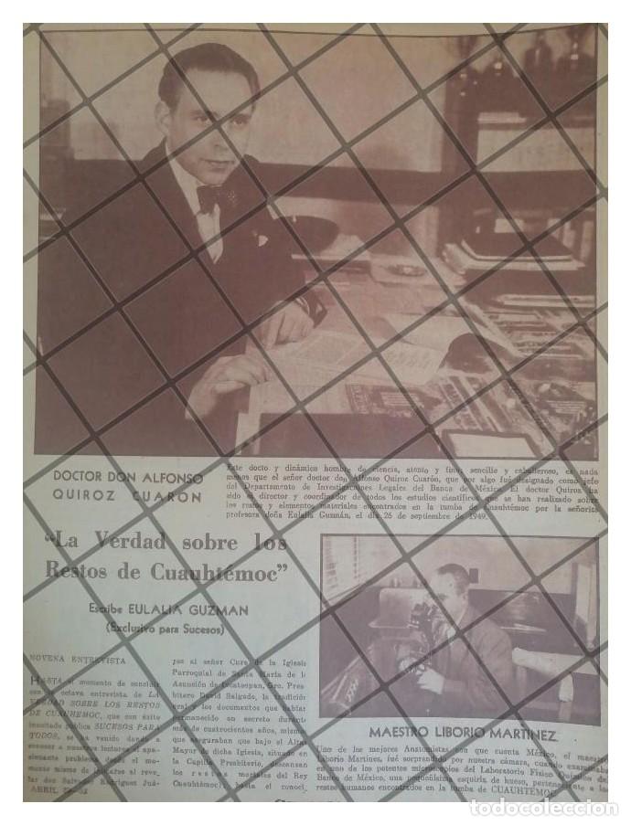 Collectionnisme d'affiches: AFICHE RETRO. QUIROZ CUARON Y LOS RESTOS DE CUAUHTEMOC