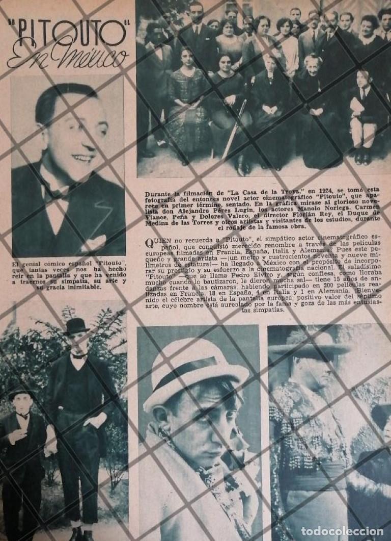 Collectionnisme d'affiches: AFICHE RETRO PEDRO ELVIRO RODRIGUEZ PITOUTO EN MEXICO 1936