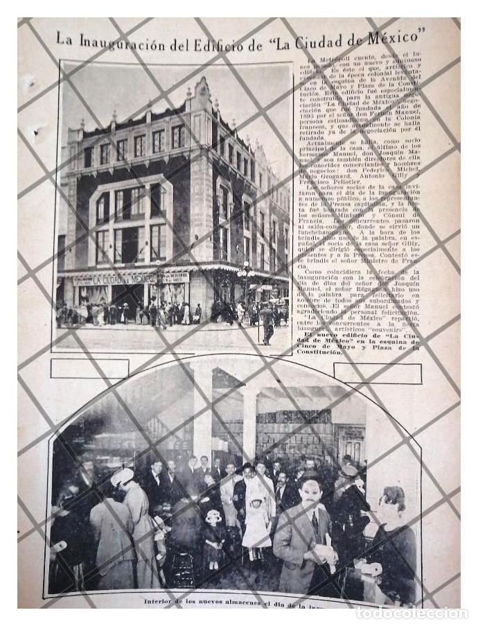 Collectionnisme d'affiches: AFICHE ANTIGUO INAUGURAN TIENDA LA CIUDAD DE MEXICO 1920