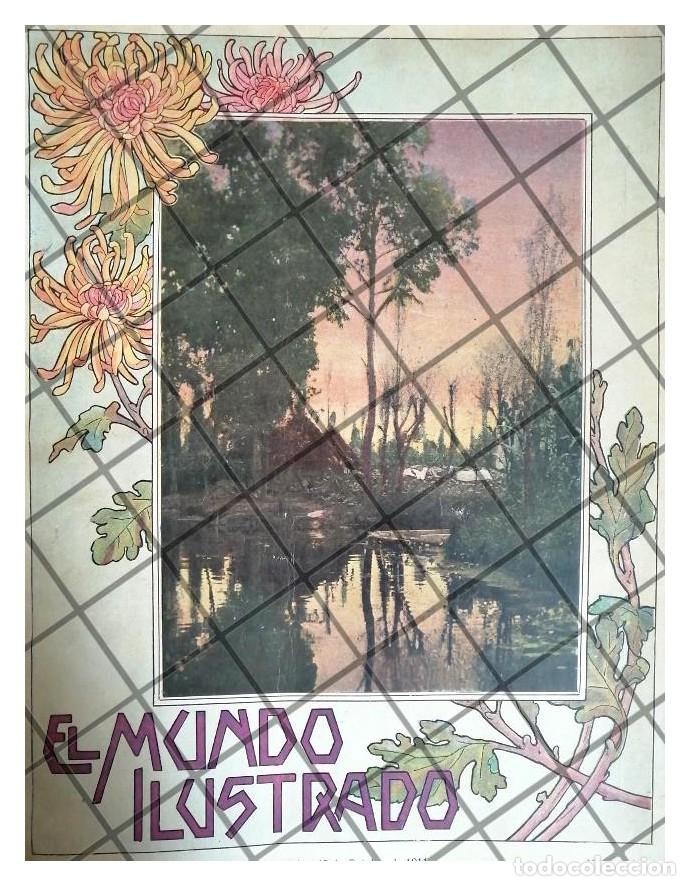 Colecionismo de cartazes: PORTADA ANTIGUA 1911 RIO XOCHIMILCO