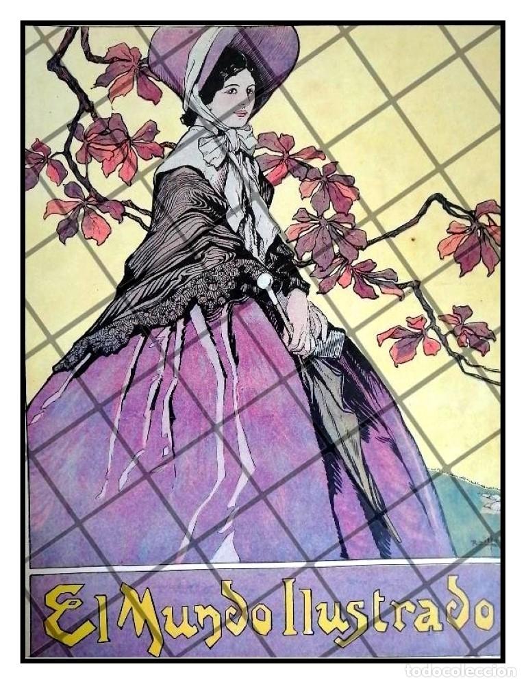 Collectionnisme d'affiches: PORTADA ANTIGUA 1911 DE RAFAEL LILLO, DAMA ALTA SOCIEDAD