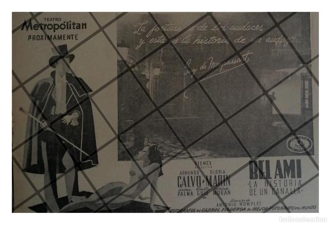 Poster collecting: AFICHE RETRO PELICULA BEL AMI 1947. GLORIA MARIN /5