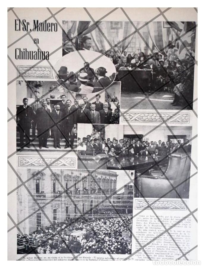 Collectionnisme d'affiches: AFICHE ANTIGUO FRANCISCO I. MADERO EN CHIHUAHUA 1911 LPR