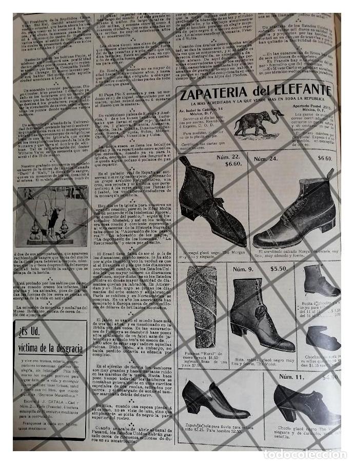 Collectionnisme d'affiches: AFICHE RETRO ZAPATERIA DEL ELEFANTE Y OTRAS 1912