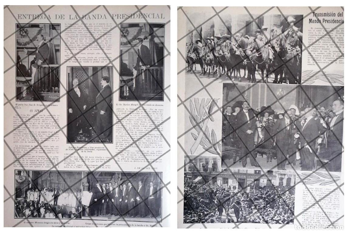 Collectionnisme d'affiches: AFICHE ANTIGUO FRANCISCO I. MADERO TOMA POSESION 1911