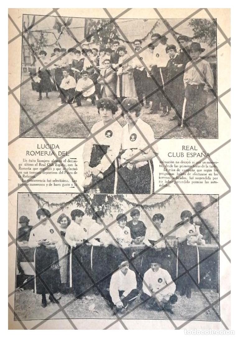 Collectionnisme d'affiches: AFICHE ANTIGUO. FIESTA DEL CLUB DE FUTBOL ESPA&Ntilde;A 1920