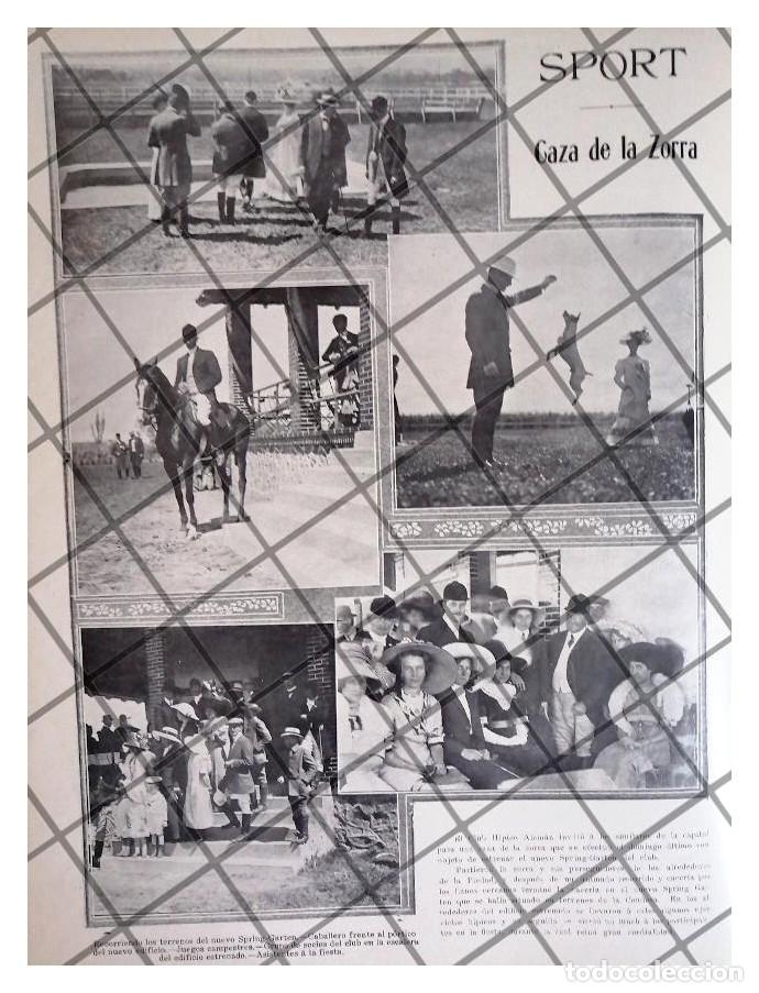 Collectionnisme d'affiches: AFICHE RETRO EJERICIOS CLUB HIPICO ALEMAN 1911 LPR