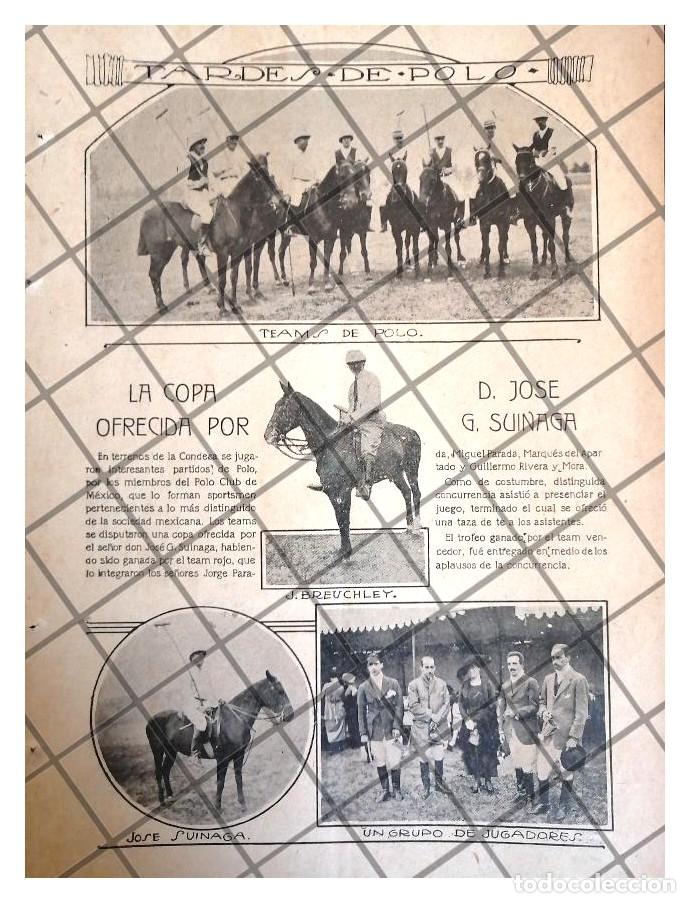 Collectionnisme d'affiches: AFICHE ANTIGUO. COPA DE POLO EN LA CONDESA 1920