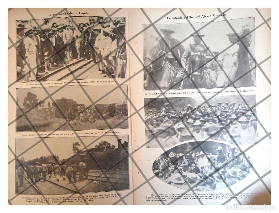 Colecionismo de cartazes: AFICHE RETRO ENTRA ALVARO OBREGON. EVACUAN LA CAPITAL 1920