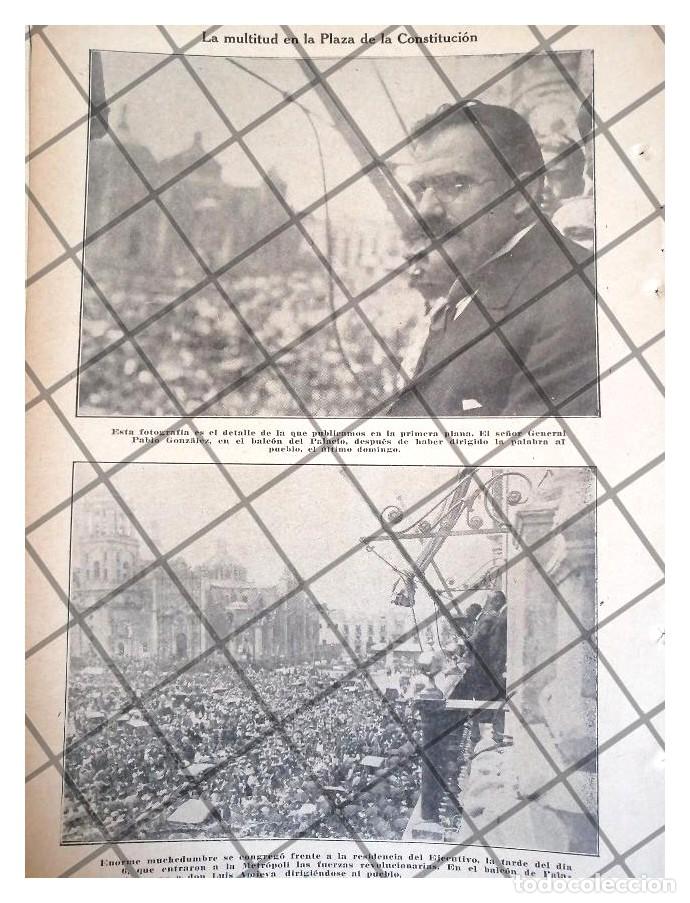 Colecionismo de cartazes: AFICHE RETRO ENTRA ALVARO OBREGON. GRAL. PABLO GONZALEZ 1920