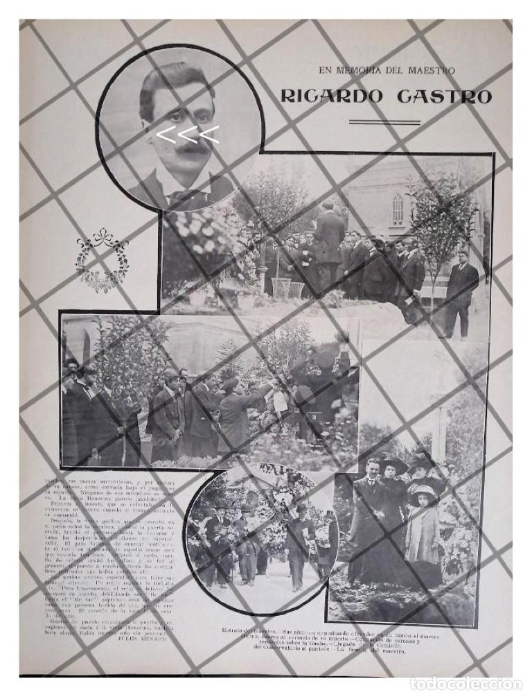 Colecionismo de cartazes: AFICHE RETRO HOMENAJE A RICARDO CASTRO HERRERA 1911 *R