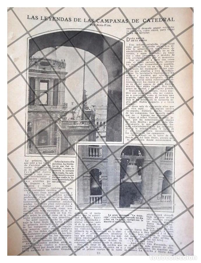 Colecionismo de cartazes: AFICHE ANTIGUO LEYENDA DE LAS CAMPANAS DE LA CATEDRAL 1920