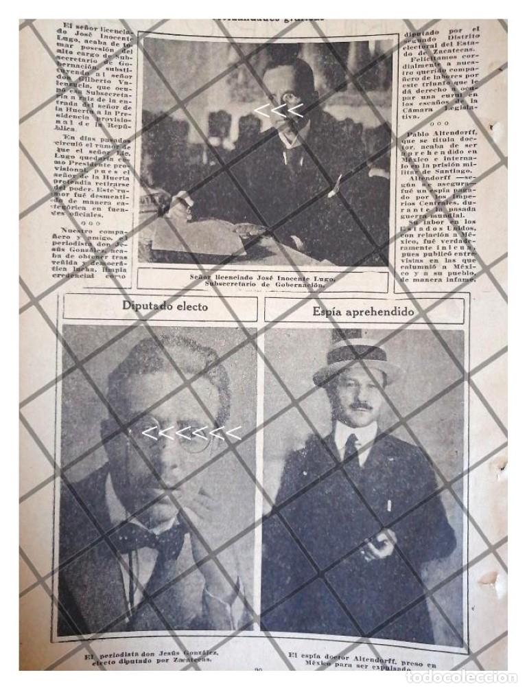 Colecionismo de cartazes: AFICHE ANTIGUO JOSE INOCENTE LUGO Y OTROS 1920