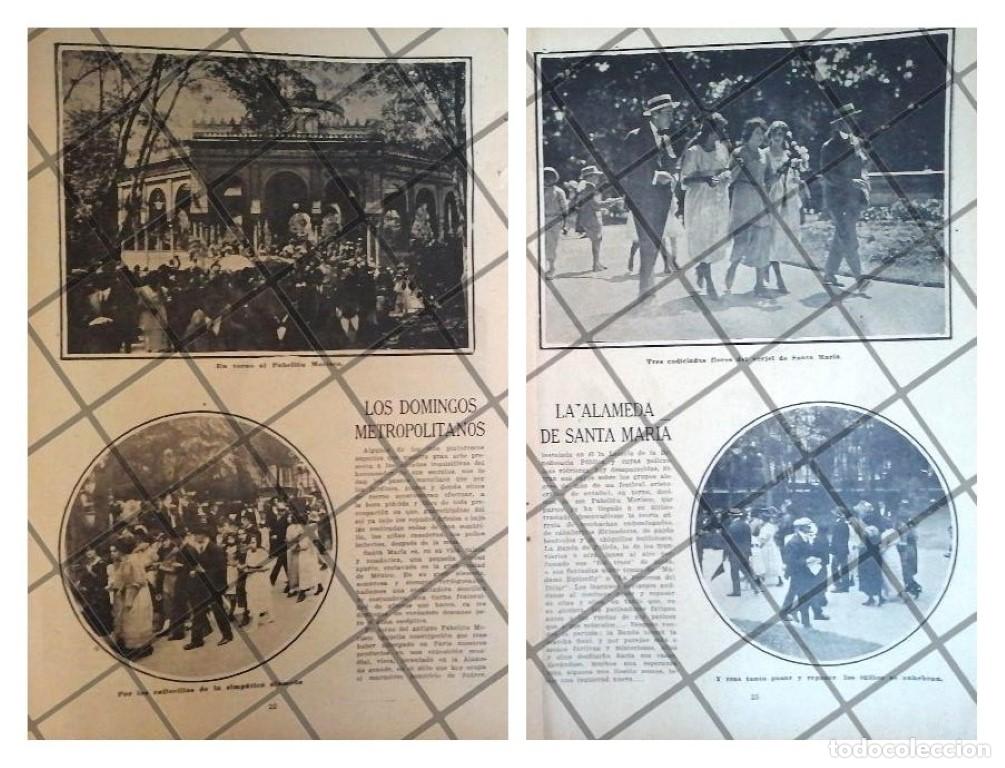 Colecionismo de cartazes: AFICHE ANTIGUO ALAMEDA SANTA MARIA Y KIOSKO MORISCO 1920