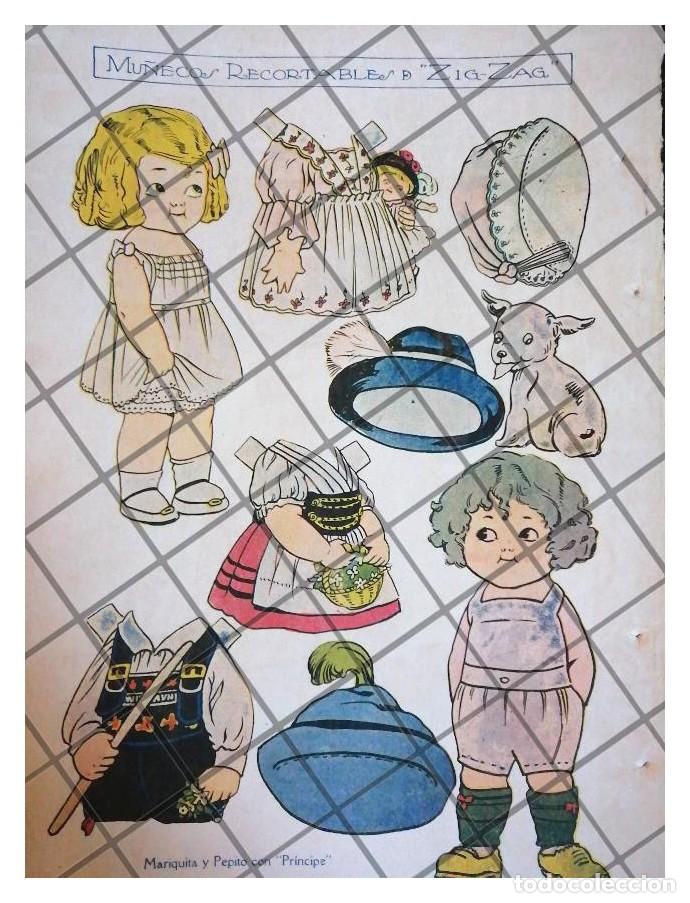 Colecionismo de cartazes: RARO JUGUETE ANTIGUO DE PAPEL. MARIQUITA 1920 /6