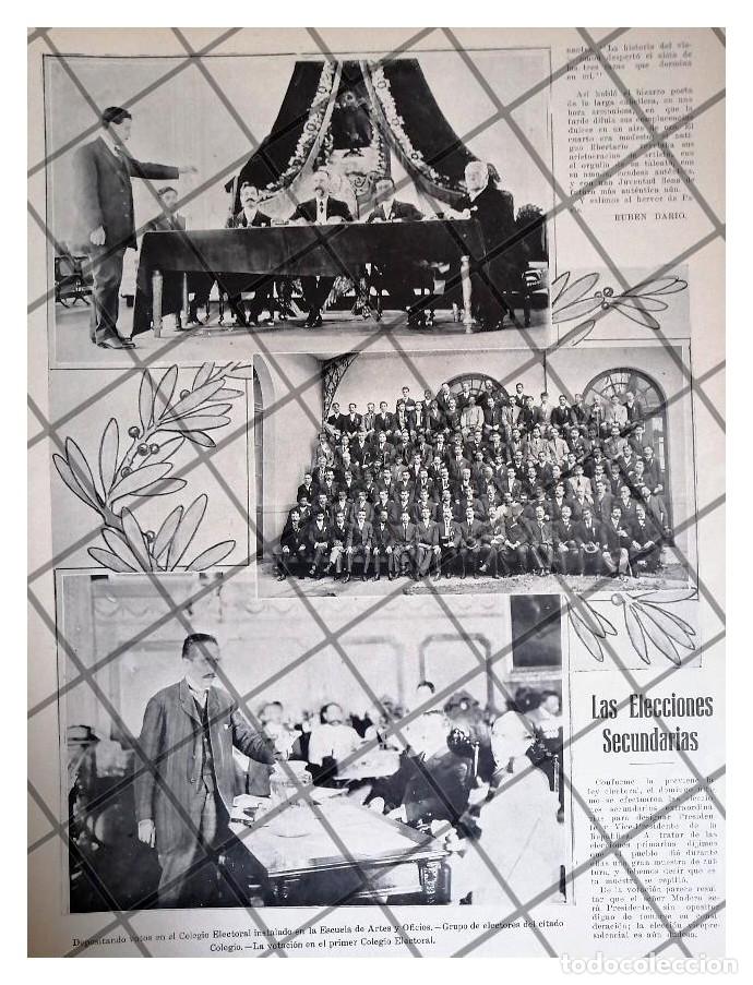 Poster collecting: AFICHE RETRO ELECCION PRESIDENCIAL ESCUELA ARTES OFICIOS 1911