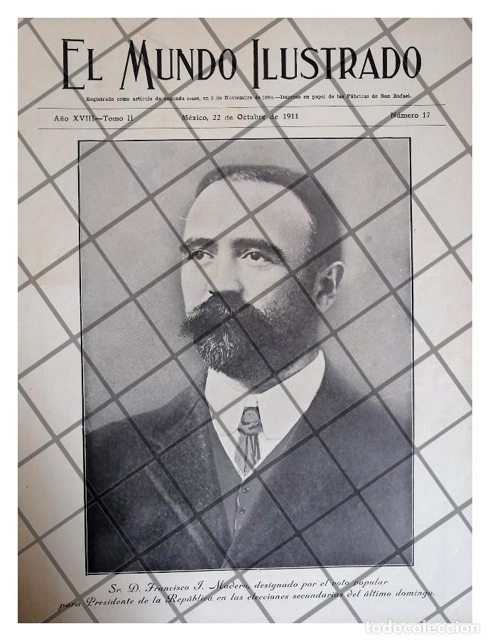 Poster collecting: PORTADA ANTIGUA 1911 FRANCISCO I MADERO ELECTO PRESIDENTE