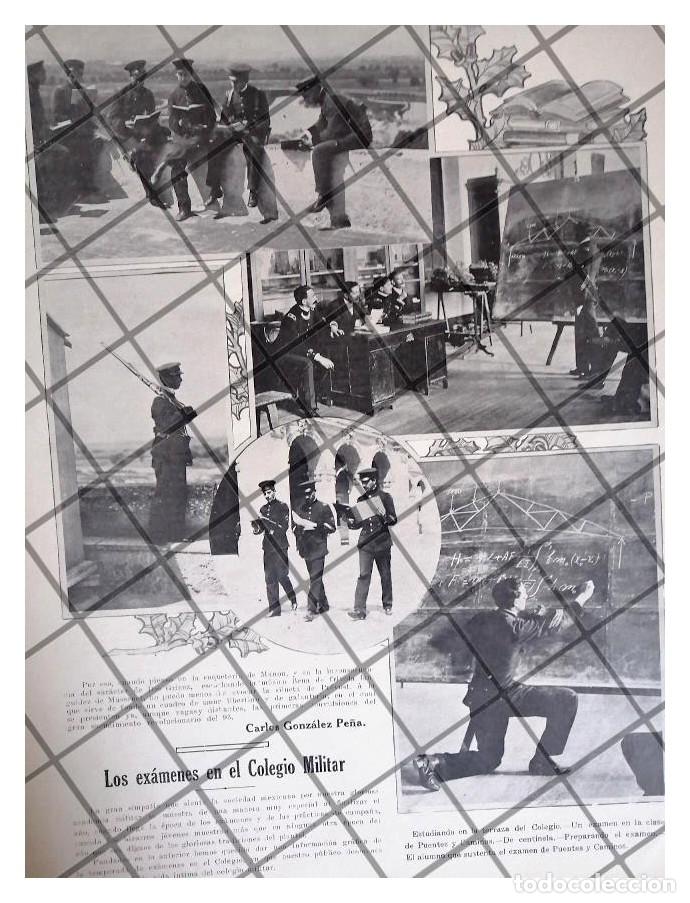Sammeln von Plakaten: AFICHE ANTIGUO ACADEMIA MILITAR, FIN DE CURSOS 1911