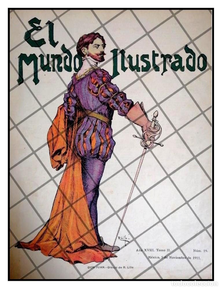 Coleccionismo de carteles: PORTADA ANTIGUA 1911 DON. JUAN TENORIO, DE RAFAEL LILLO