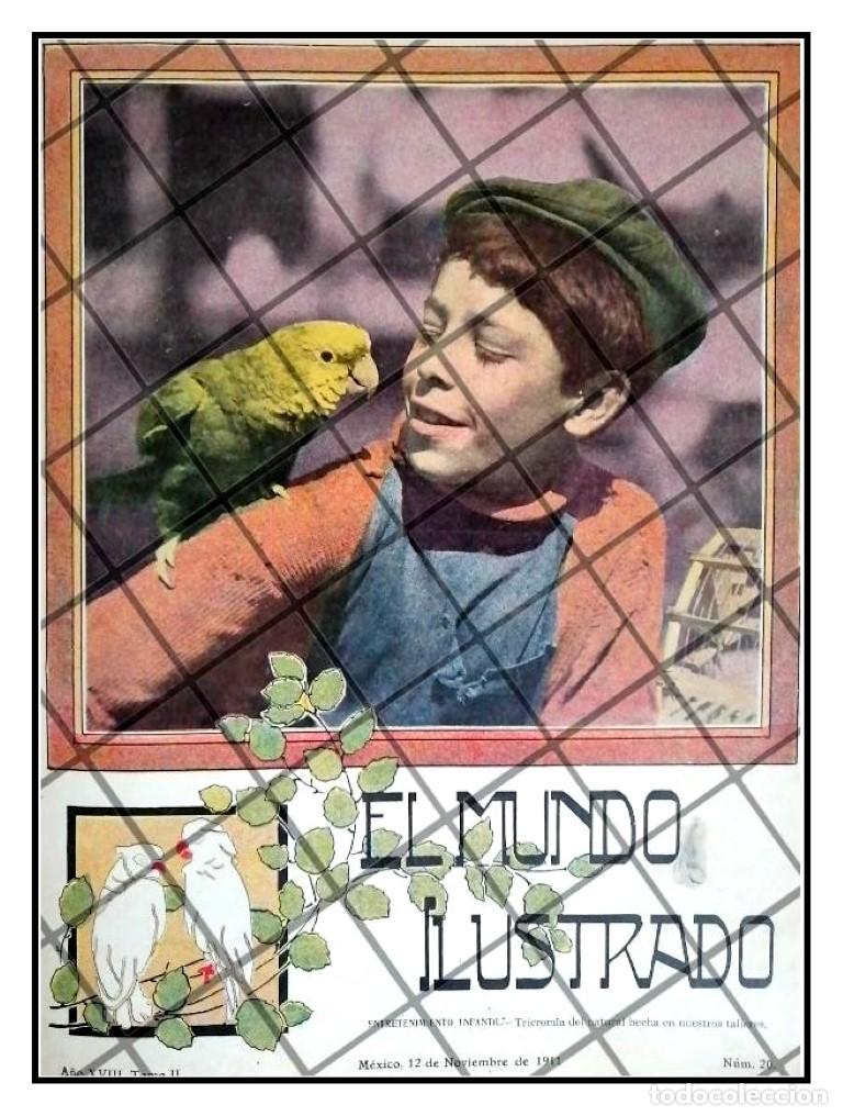 Collectionnisme d'affiches: PORTADA ANTIGUA 1911 NI&Ntilde;O Y PERICO