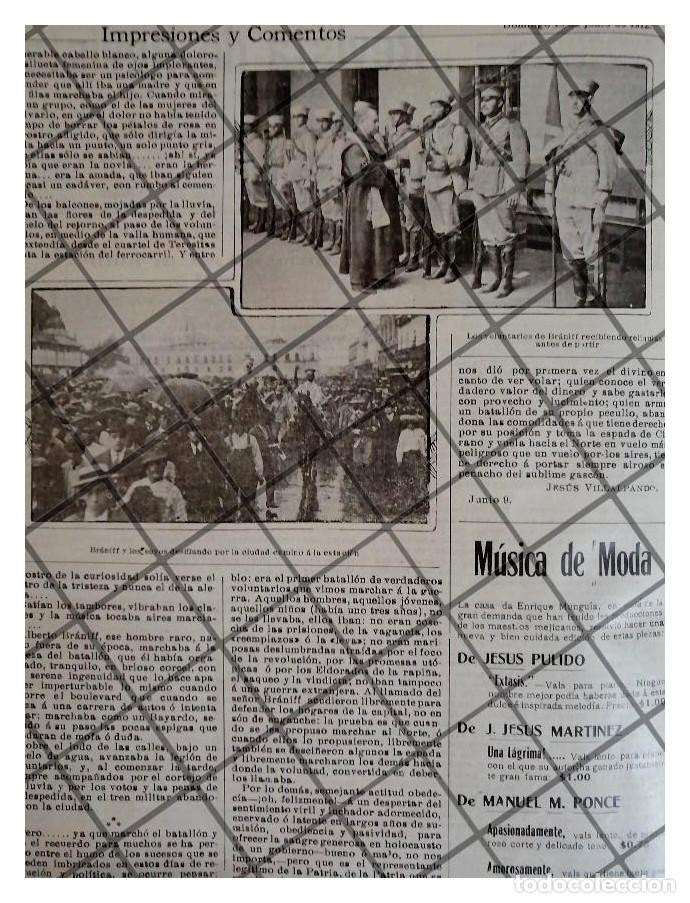 Collectionnisme d'affiches: AFICHE ANTIGUO 1912 ALBERTO BRANIFF EN LA REVOLUCION