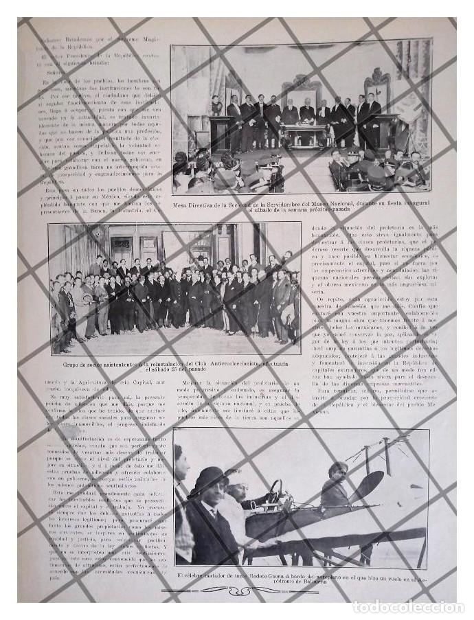 Collectionnisme d'affiches: AFICHE ANTIGIO, FRANCISCO I MADERO. EVENTOS VARIOS 1911 *R