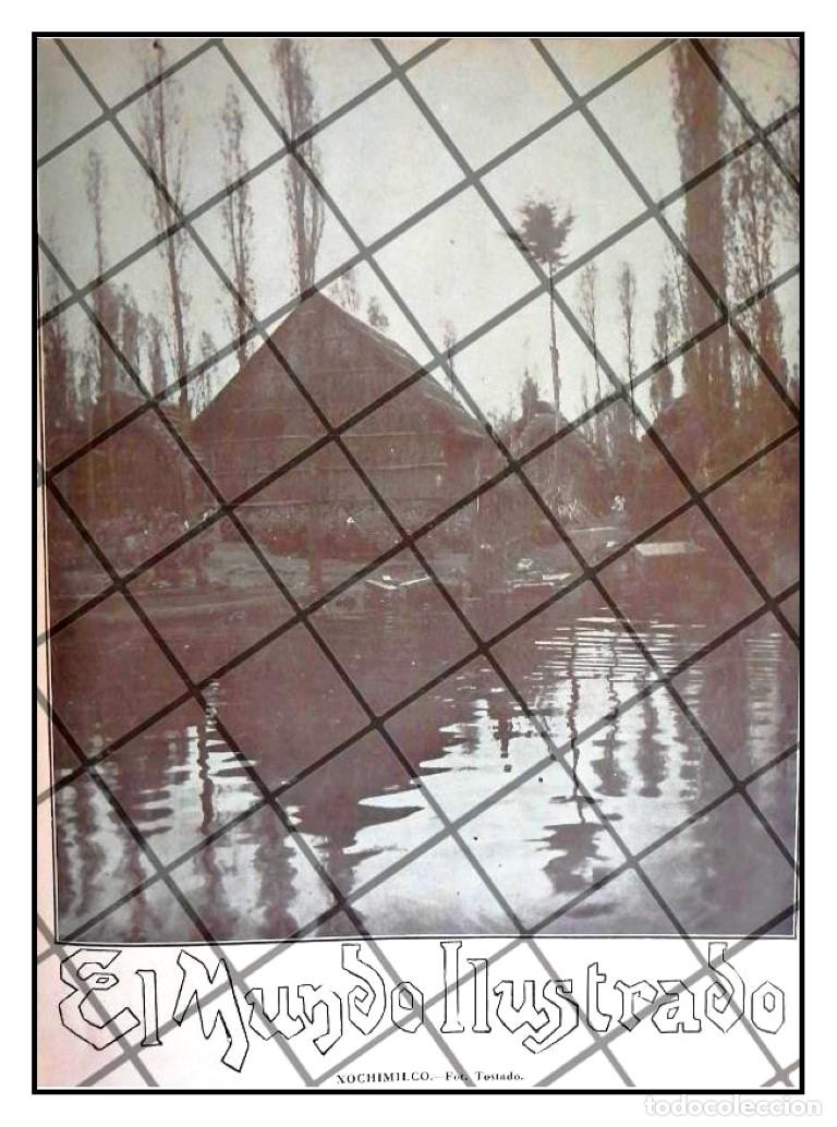 Collectionnisme d'affiches: PORTADA ANTIGUA 1911 XOCHIMILCO. DE ALVAREZ TOSTADO