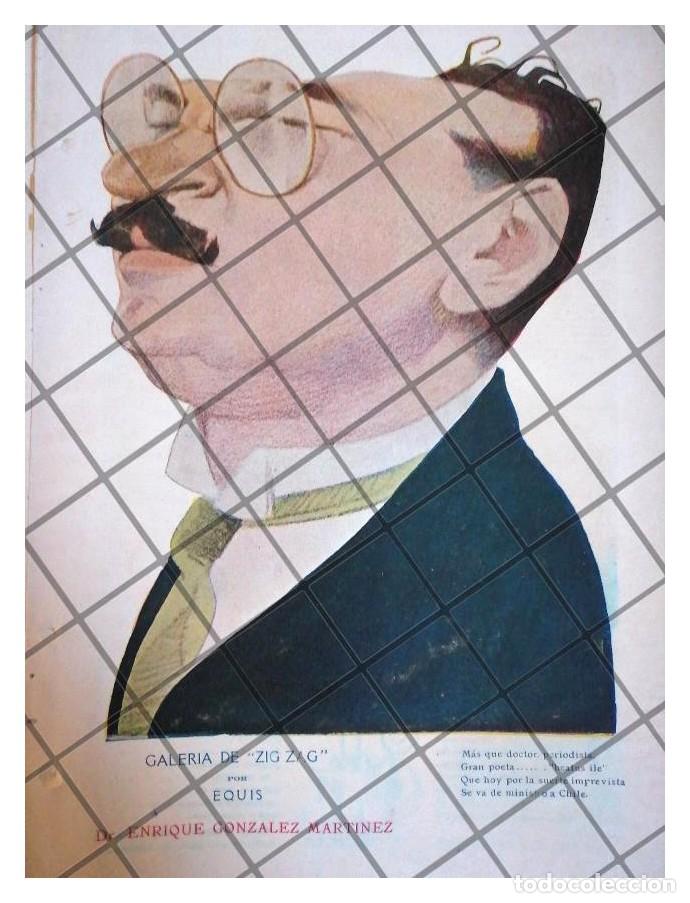 Collectionnisme d'affiches: CARICATURA ANTIGUA. ENRIQUE GONZALEZ MARTINEZ 1920