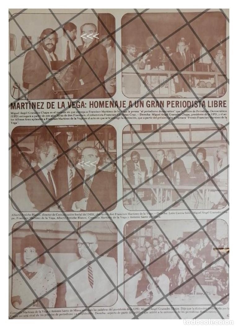 Collectionnisme d'affiches: AFICHE RETRO HOMENAJE FRANCISCO GONZALEZ DE LA VEGA 73