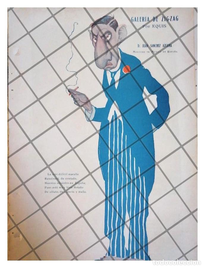 Sammeln von Plakaten: CARICATURA ANTIGUA. JUAN SANCHEZ AZCONA /POR. AUDIFFRED